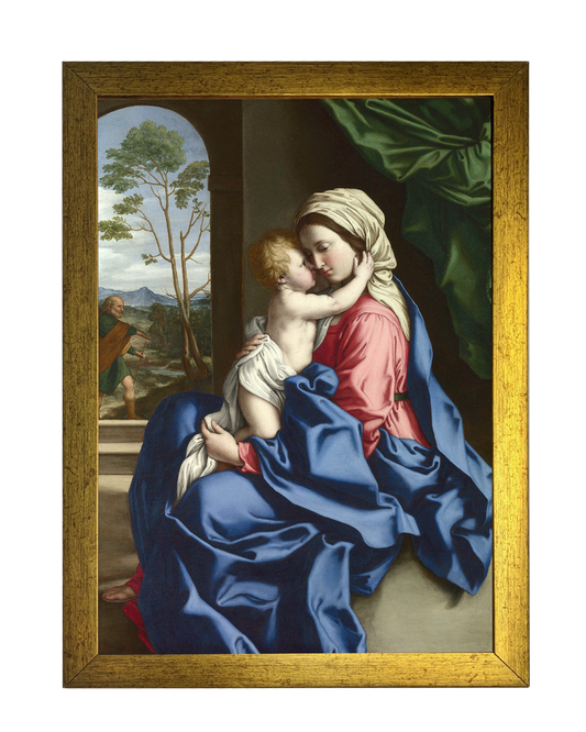 O abraço da Virgem - Arte Sacra